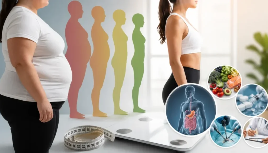 Obesidade, classificação do IMC e tratamento com endocrinologista em Campinas