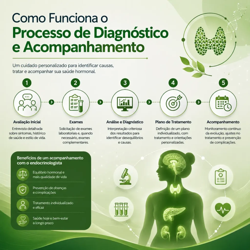 O que faz um Endocrinologista? E quando procurar um em Campinas 2 processo diagnostico acompanhamento endocrinologista campinas